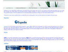 Tablet Screenshot of lowerairfares.com